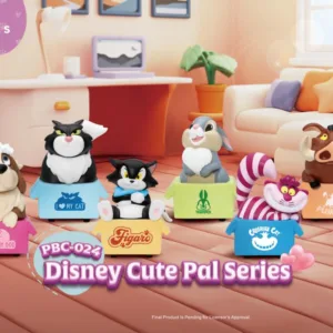 DISNEY - Cute Pal Pull Black Car - Set 6 Fig. Blind Box 5cm