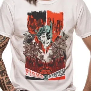 BATMAN - T-Shirt IN A TUBE- Fight To The Finish (XXL)