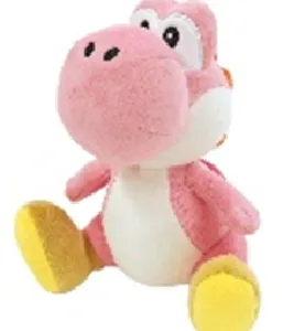 SUPER MARIO - Yoshi Rose - Peluche 20cm