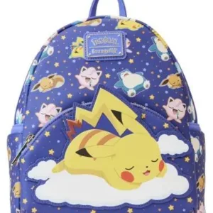 POKEMON - Pikachu et Amis dormant - Mini Sac à Dos LoungeFly