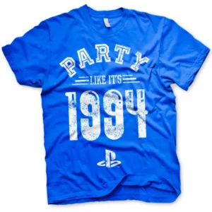 PLAYSTATION - T-Shirt Party Like It's 1994 - BLUE (12A)