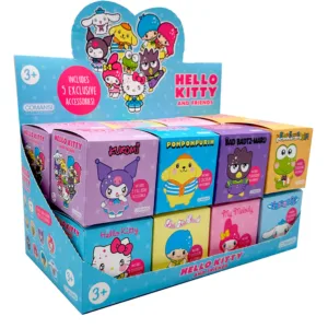 HELLO KITTY & Friends - Display de 16 Assortiments de Figurines - 6cm