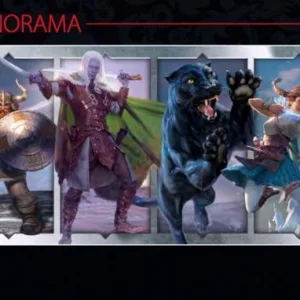 DONJONS ET DRAGONS - Personnages - Puzzle Panorama 1000P