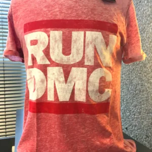 RUN DMC - T-Shirt BurnOut - Logo Vintage (S)