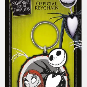 L'ETRANGE NOEL de Mr JACK - Jack & Sally - Porte-Clés Caoutchouc