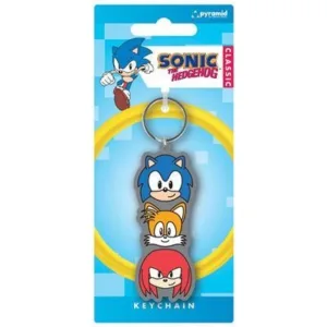 SONIC - Trio - Porte-clés en PVC