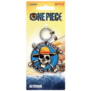 ONE PIECE NETFLIX - Equipage Chapeau de Paille - Porte-clés en PVC