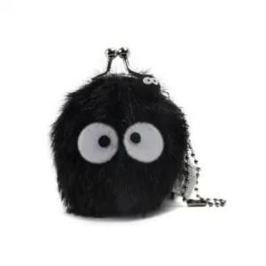 STUDIO GHIBLI - Porte-Monnaie Peluche Mini Noiraude - 8 cm