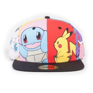 POKEMON - Multi Pop Art - Casquette Snapback