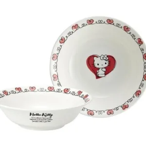 HELLO KITTY - Hello Kitty - Assiette Creuse "Bone China" 16.7x4.5cm