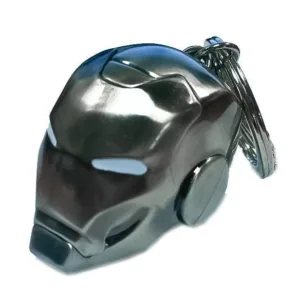 MARVEL - 3D Metal Keychain Blister Box - Iron Man SILVER Helmet