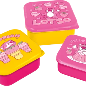 TOY STORY - Lotso - Boîtes à Snack - 3 pcs