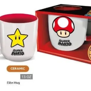 SUPER MARIO - Symboles - Mug Elite Intérieur Coloré - 384ml