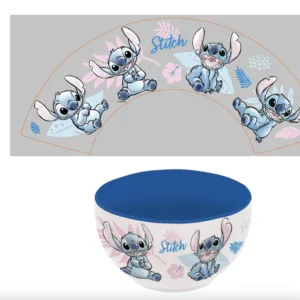 STITCH - Watercolor Bleu - Bol Céramique en Gift Box - 600ml