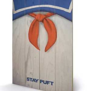 GHOSTBUSTERS - Stay Puft - Impression sur bois 40x59cm