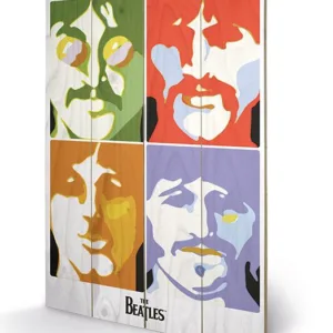 THE BEATLES - Sea of Science - Impression sur bois 40x59cm