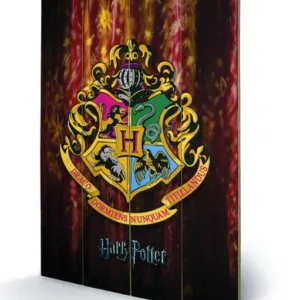HARRY POTTER - Hogwarts Crest - Impression sur bois 40x59cm
