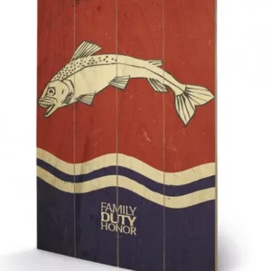 GAME OF THRONES - Tully - Impression sur bois 40x59cm