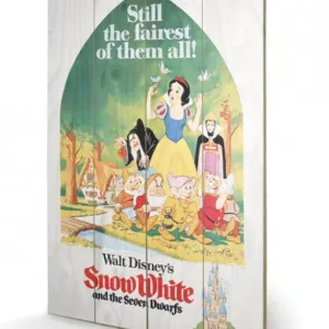 DISNEY - Snow White Still the Faires - Impression sur bois 40x59cm