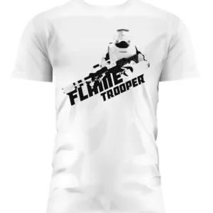 STAR WARS 7 - T-Shirt Flame Trooper - White (L)
