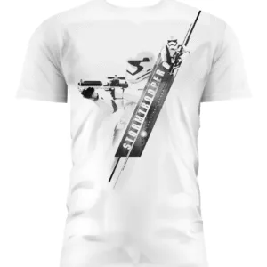 STAR WARS 7 - T-Shirt Storm Trooper Blaster - White (XL)