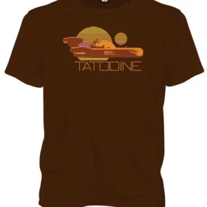 STAR WARS - T-Shirt Tatooine - Brown (L)