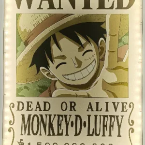 ONE PIECE - Luffy - Neon Mural Led - 30 cm