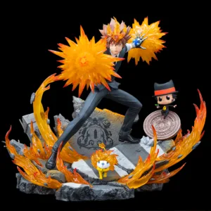 REBORN - Tsuna, Reborn & Natsu - Statuette 37cm
