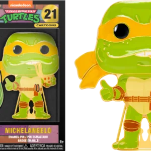 TEENAGE MUTANT NINJA TURTLES- Pop Large Enamel Pin N° 21- Michelangelo