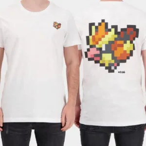 POKEMON - Pixel Roucoul - T-Shirt Homme (XL)