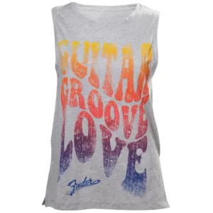 FENDER - T-Shirt Guitar Groove Love - Women's Top (XL)