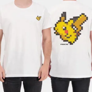 POKEMON - Pixel Pikachu - T-Shirt Homme (XL)