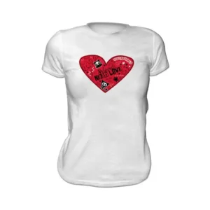 SKELANIMALS - T-Shirt VALENTIN Femme White Basic (L)