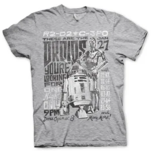 STAR WARS 7 - T-Shirt Droids Night (S)