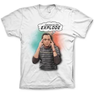 THE BIG BANG - T-Shirt Sheldon Your Head Will Now ... - White (S)
