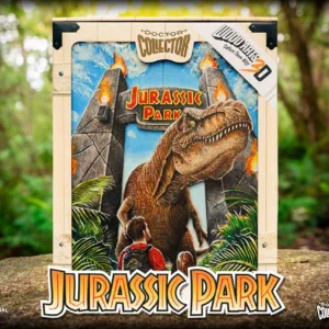 JURASSIC PARK - Gates - Poster WoodArts 3D en bois '30x40cm'