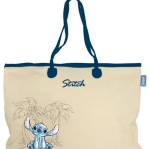 STITCH - Ohana & Blue - Grand Sac en Toile - 37x27x16cm