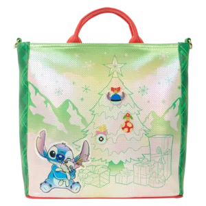 DISNEY - Lilo & Stitch "Holiday" - Tote Bag LoungeFly