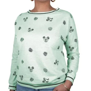 DISNEY - Sweat Crayon Mickey GIRL - Green (S)