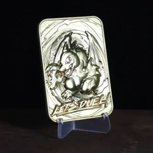 YU-GI-OH! - Baby Dragon - Carte en métal plaqué or collector