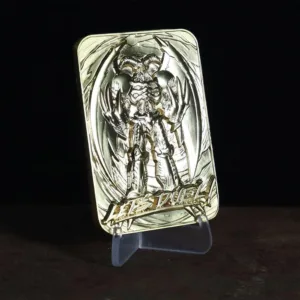 YU-GI-OH! - Summoned Skull - Carte en métal plaqué or collector