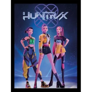 K-POP DEMON HUNTERS - Huntrix - Impression Encadrée 45x35cm