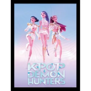 K-POP DEMON HUNTERS - Trio - Impression Encadrée 45x35cm