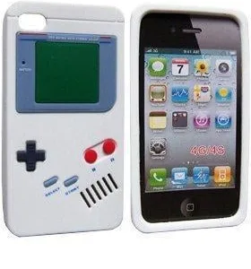 BUMPER - Housse GAME BOY IPhone 4 - Gris