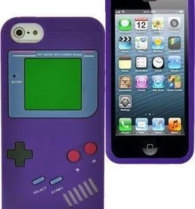 BUMPER - Housse GAME BOY IPhone 5 - Violet