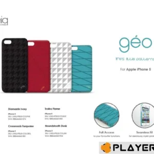 UNIQ - Iphone 5 - Couvirsuit Geo - CrossRoads Turquoise