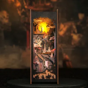 BOOK NOOK KIT - DIY - La Légende de Wukong - 89pc + Eclairage LED