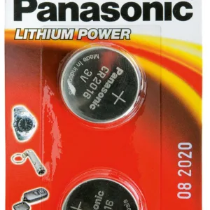 PANASONIC - Piles Lithium Coin - CR2016 X 2
