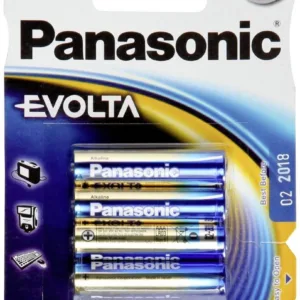 PANASONIC - Piles Alcaline Evolta AAA-LR03 X 4