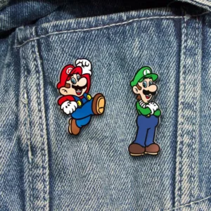 SUPER MARIO - Set de 2 Pin's en Métal